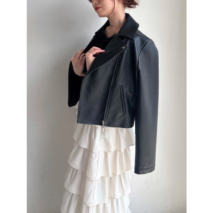 フェイクレザーライダースジャケット | RESEXXY | 詳細画像27 