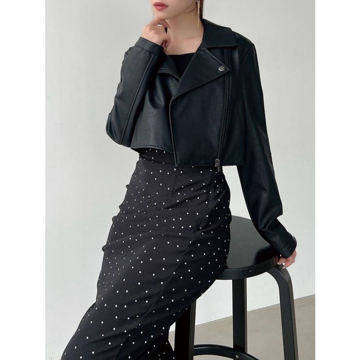 フェイクレザーライダースジャケット | RESEXXY | 詳細画像34 