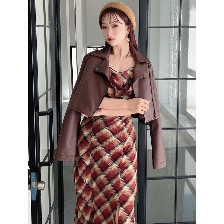 フェイクレザーライダースジャケット | RESEXXY | 詳細画像4 