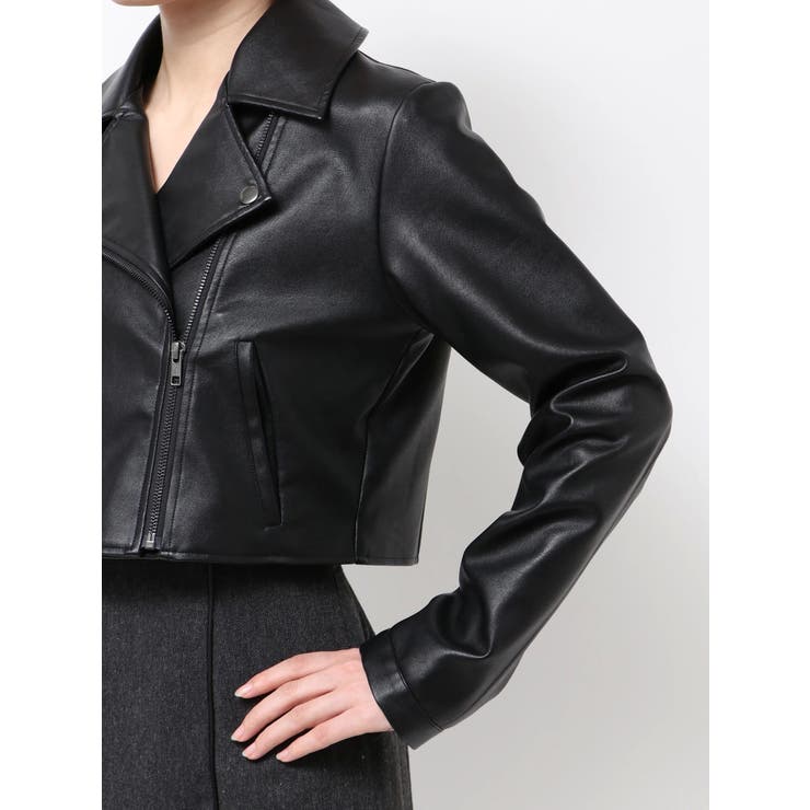 フェイクレザーライダースジャケット | RESEXXY | 詳細画像45 