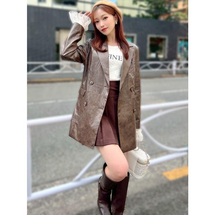 タックカフス レザー JACKET タックカフス レザー Jacket