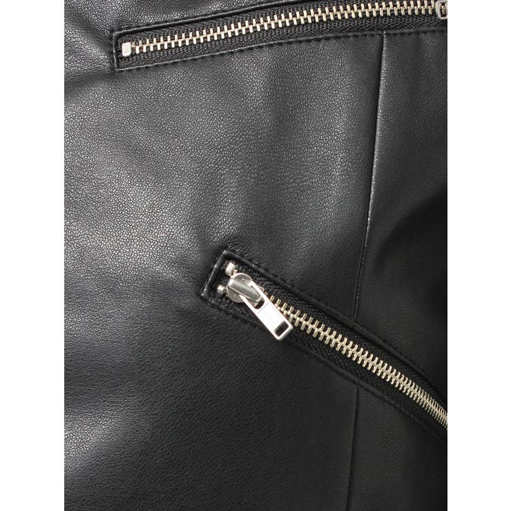 シアースリーブ合皮ブルゾン | RESEXXY | 詳細画像34 