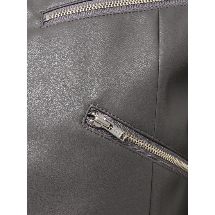 シアースリーブ合皮ブルゾン | RESEXXY | 詳細画像35 