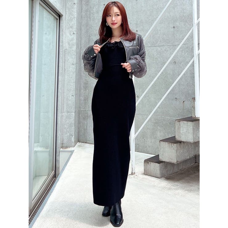 シアースリーブ合皮ブルゾン | RESEXXY | 詳細画像6 