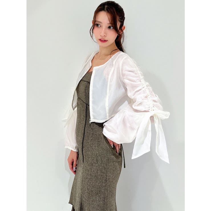 ビッグリボンシアーブルゾン | RESEXXY | 詳細画像16 