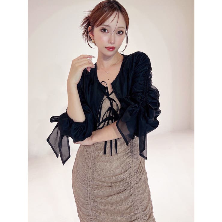 ビッグリボンシアーブルゾン | RESEXXY | 詳細画像4 