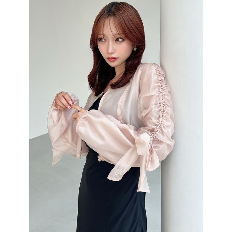 ビッグリボンシアーブルゾン | RESEXXY | 詳細画像8 