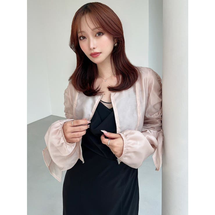 ビッグリボンシアーブルゾン | RESEXXY | 詳細画像9 