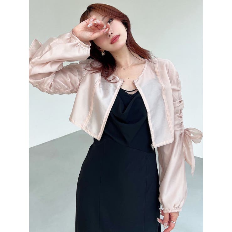 ピンク | ビッグリボンシアーブルゾン | RESEXXY