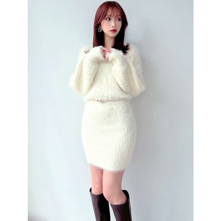 シャギーニットワンピース | RESEXXY | 詳細画像12