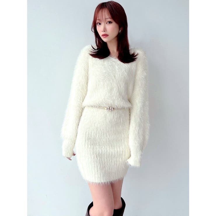 シャギーニットワンピース | RESEXXY | 詳細画像15