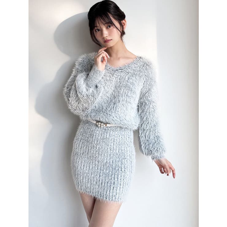 シャギーニットワンピース | RESEXXY | 詳細画像4