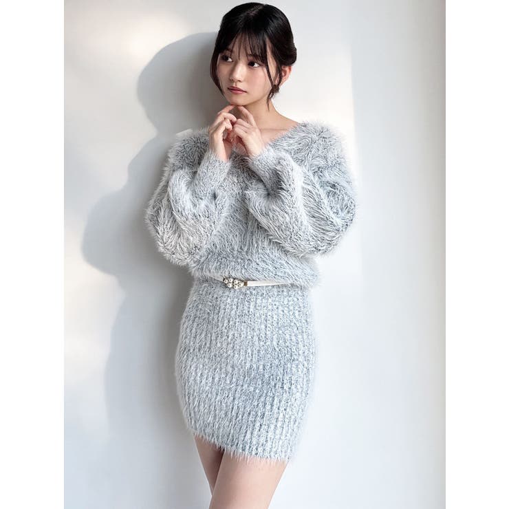 シャギーニットワンピース | RESEXXY | 詳細画像5