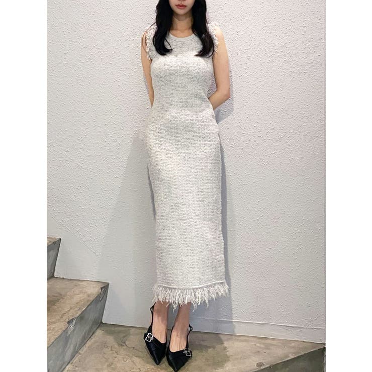 フリンジニットワンピース【セットアップ着用可能】 | RESEXXY | 詳細画像16 