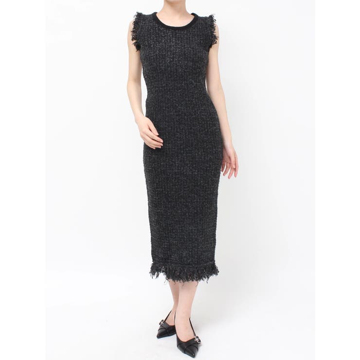 フリンジニットワンピース【セットアップ着用可能】 | RESEXXY | 詳細画像32 