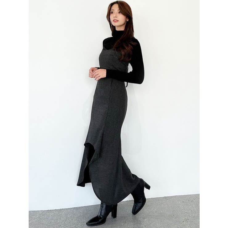 バイカラーアシンメトリーキャミワンピース | RESEXXY | 詳細画像14 