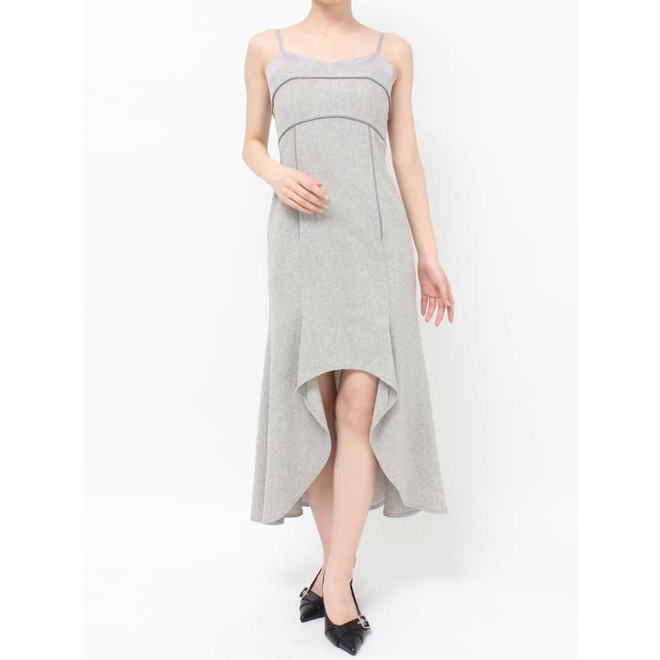 バイカラーアシンメトリーキャミワンピース | RESEXXY | 詳細画像34 