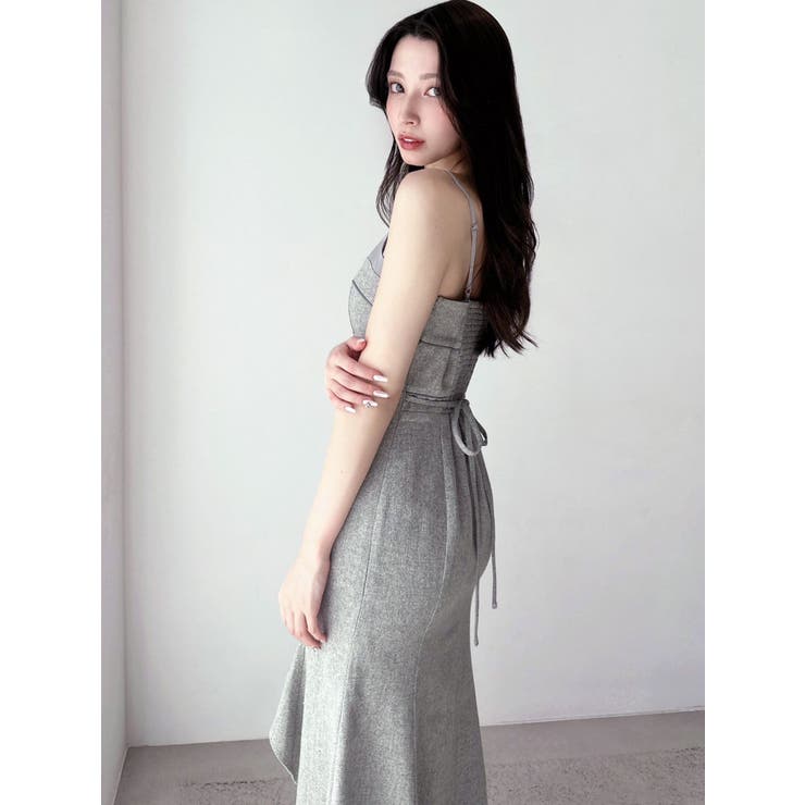 バイカラーアシンメトリーキャミワンピース | RESEXXY | 詳細画像7 