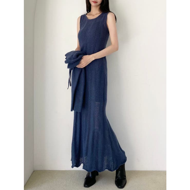 アンサンブルレースニットワンピース | RESEXXY | 詳細画像13 