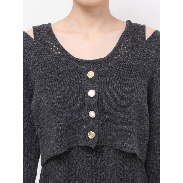 アンサンブルレースニットワンピース | RESEXXY | 詳細画像22 