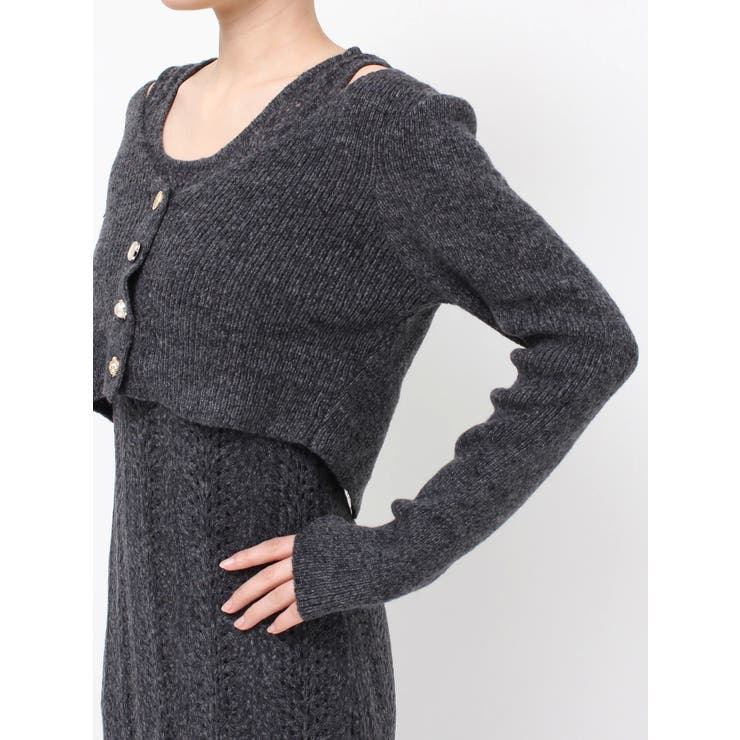 アンサンブルレースニットワンピース | RESEXXY | 詳細画像23 