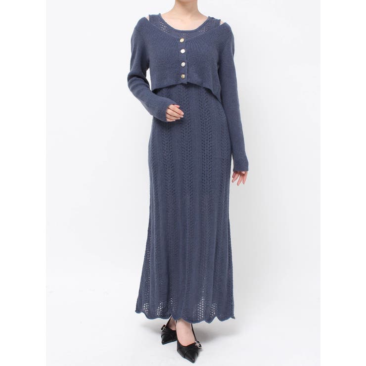 アンサンブルレースニットワンピース | RESEXXY | 詳細画像34 