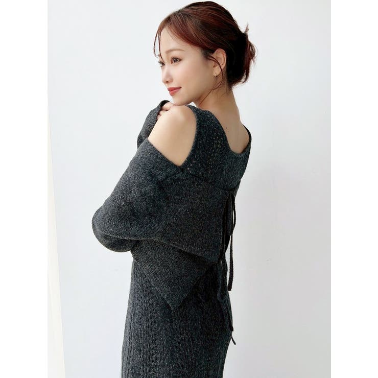 極美品✨RESEXXY リゼクシー アンサンブルレースニットワンピース アンサンブルレースニットワンピース[品番：MKSW0060709