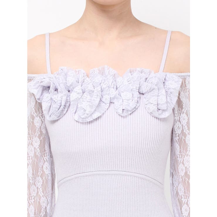 レースモチーフドッキンクニットワンピース | RESEXXY | 詳細画像28 