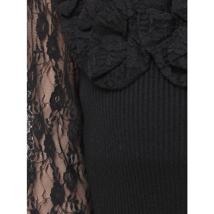 レースモチーフドッキンクニットワンピース | RESEXXY | 詳細画像32 