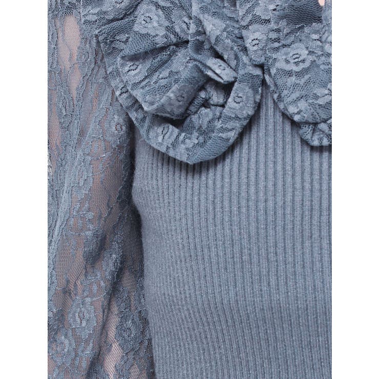 レースモチーフドッキンクニットワンピース | RESEXXY | 詳細画像33 