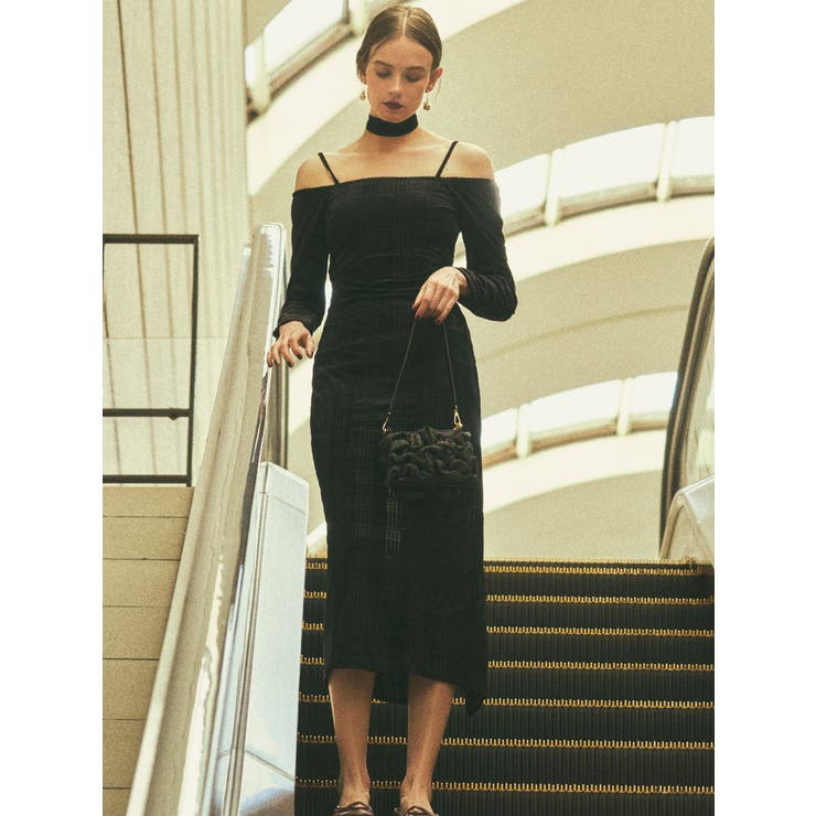 チョーカーベロアナローワンピース | RESEXXY | 詳細画像14 