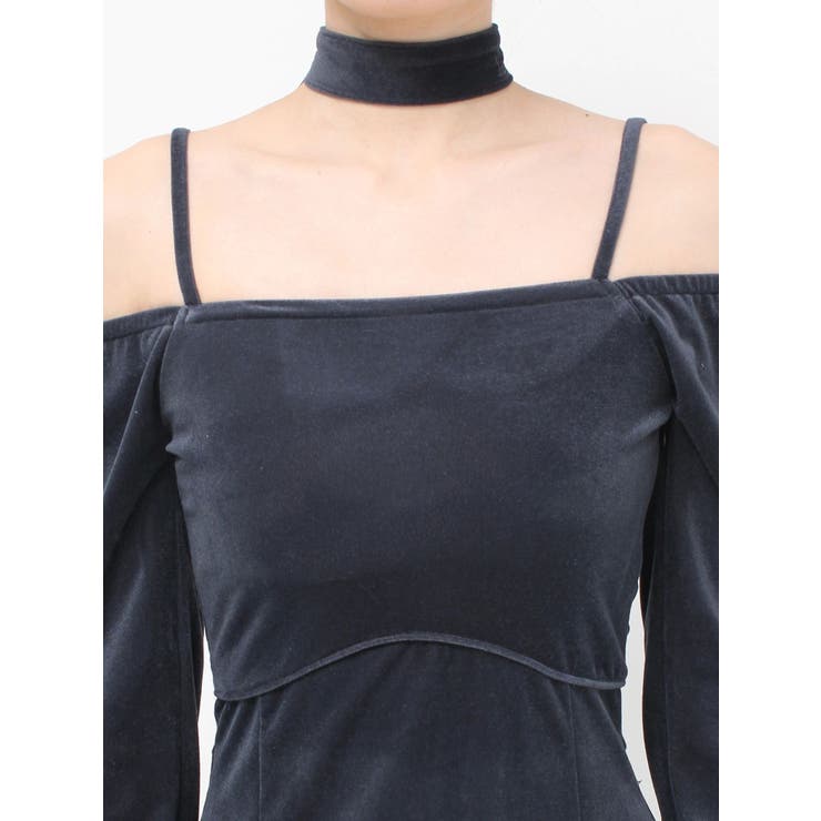 チョーカーベロアナローワンピース | RESEXXY | 詳細画像19 