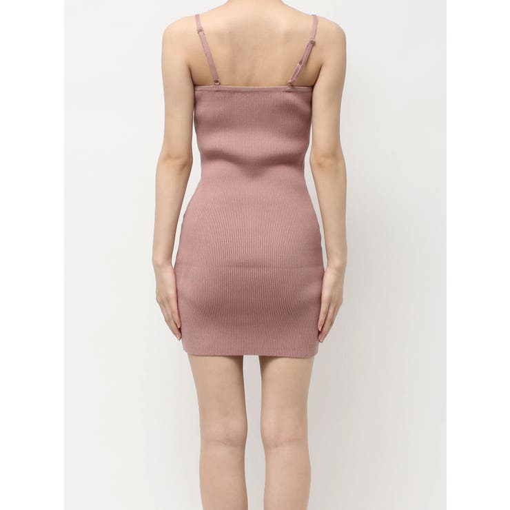 ハウンドトゥースアンサンブルミニワンピース[品番：MKSW0066558