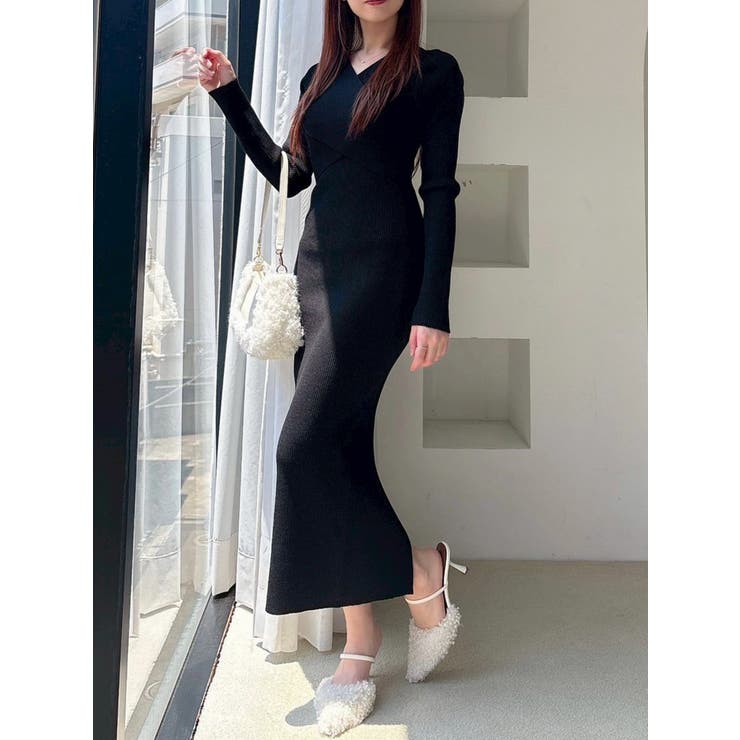 フロントクロスニットワンピース | RESEXXY | 詳細画像15 