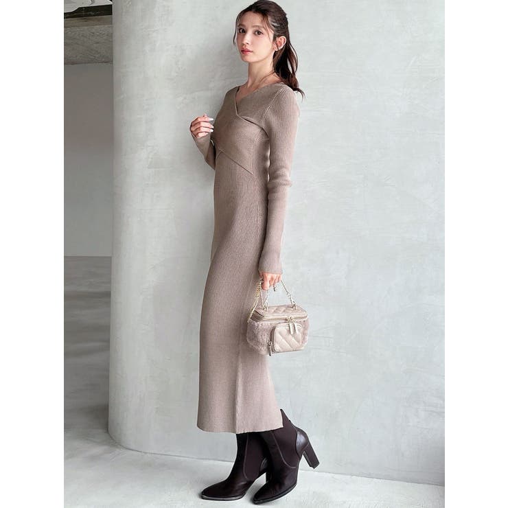 フロントクロスニットワンピース | RESEXXY | 詳細画像18 