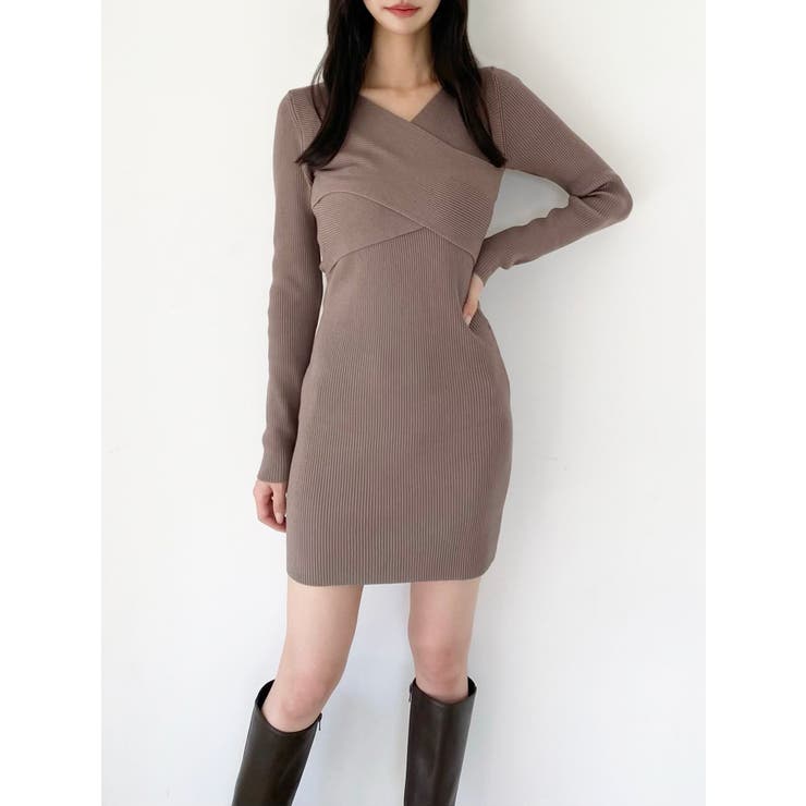 フロントクロスニットワンピース | RESEXXY | 詳細画像25 