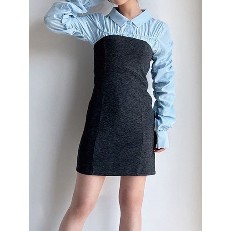 チャコールグレー | タイトベアミニワンピース | RESEXXY