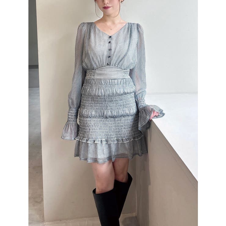 シャーリングシアーミニワンピース | RESEXXY | 詳細画像12 