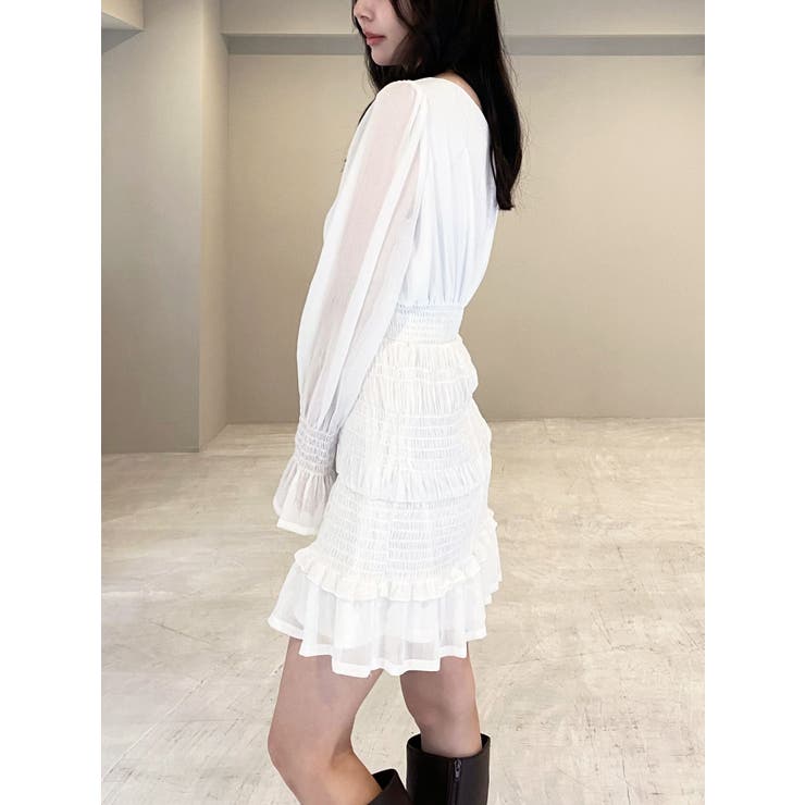 シャーリングシアーミニワンピース | RESEXXY | 詳細画像8 