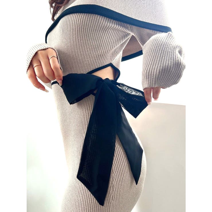 リボンミニニットワンピース | RESEXXY | 詳細画像16 