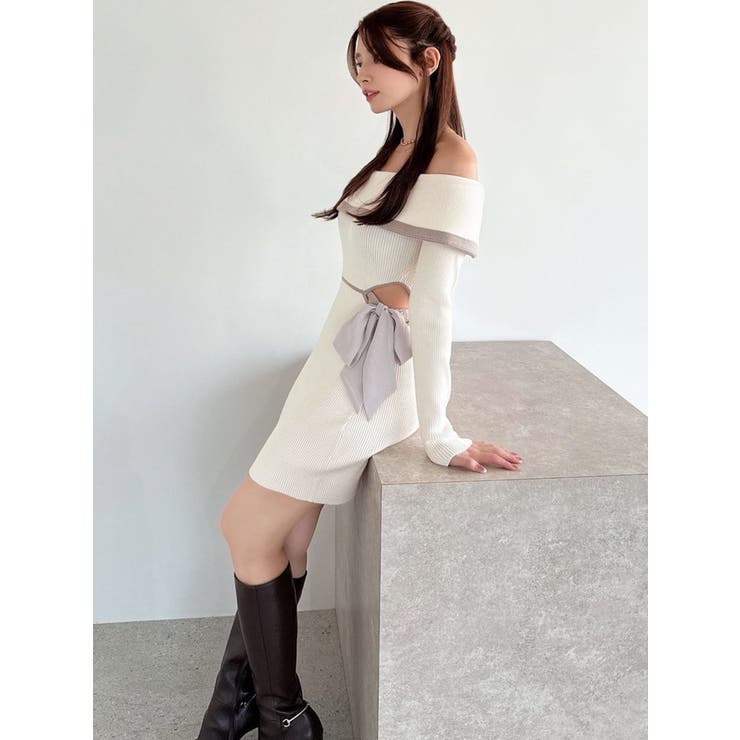 リボンミニニットワンピース | RESEXXY | 詳細画像8 