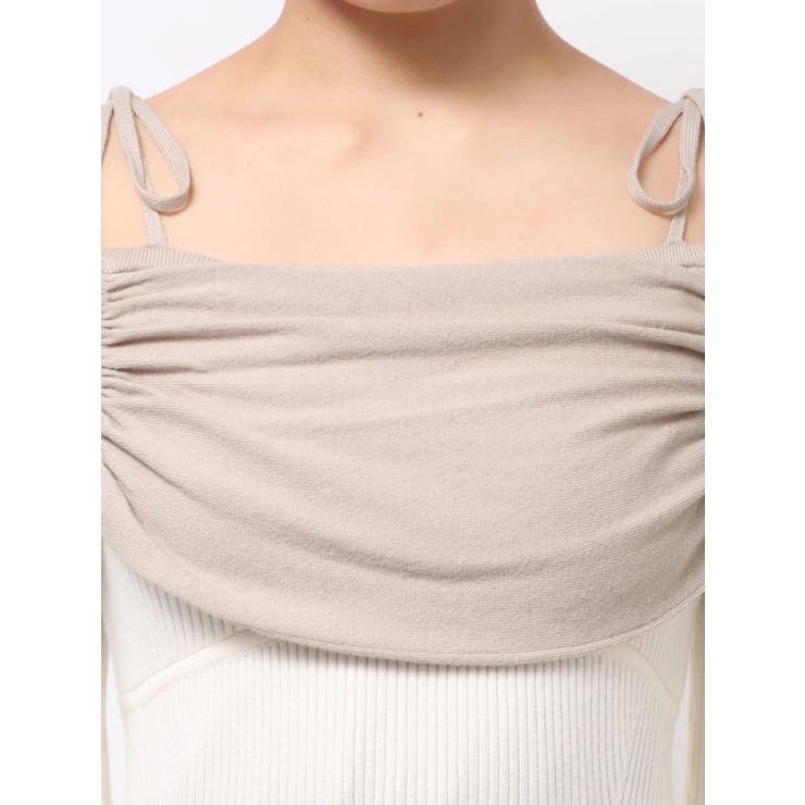 【骨格ストレート向け】バイカラーニットワンピース | RESEXXY | 詳細画像27 