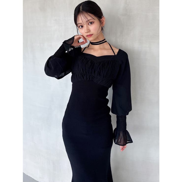 チョーカードッキングマーメイドワンピース[品番：MKSW0066862