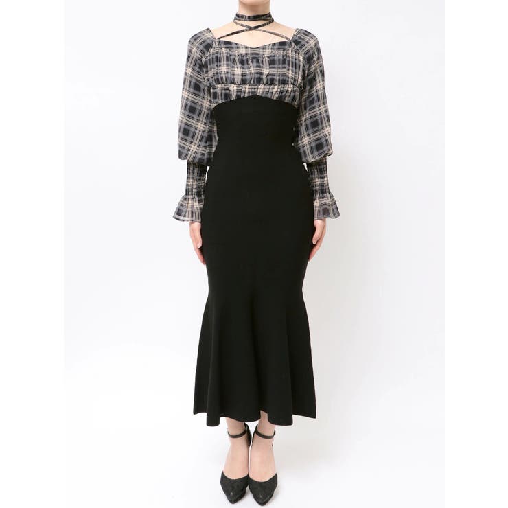 チョーカードッキングマーメイドワンピース[品番：MKSW0066862