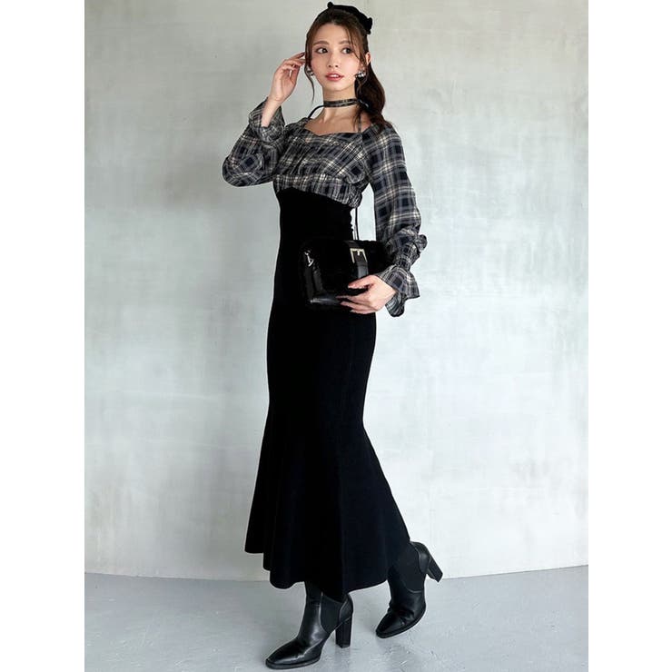 専用♪ラッシュドマーメイドワンピース未使用 メゾンドラティール maison de LATIR ワンピース型ラッシュ