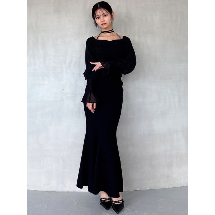 チョーカードッキングマーメイドワンピース[品番：MKSW0066862