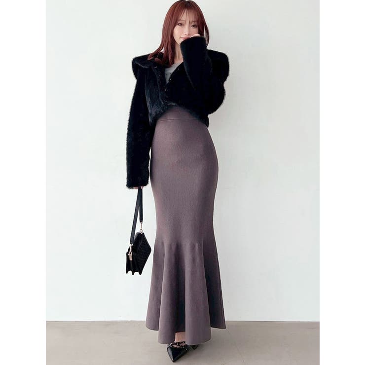 【骨格ウェーブ向け】ドッキングオフショルリボンワンピース | RESEXXY | 詳細画像12 