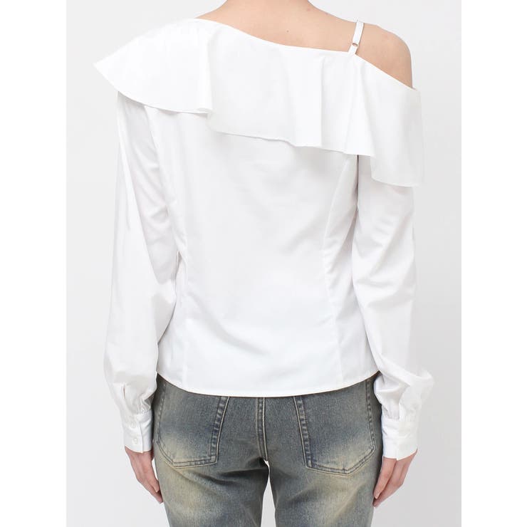 アシンメトリーラッフルブラウス | RESEXXY | 詳細画像17 