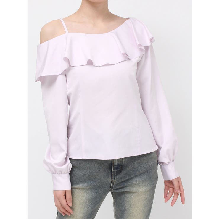 アシンメトリーラッフルブラウス | RESEXXY | 詳細画像28 