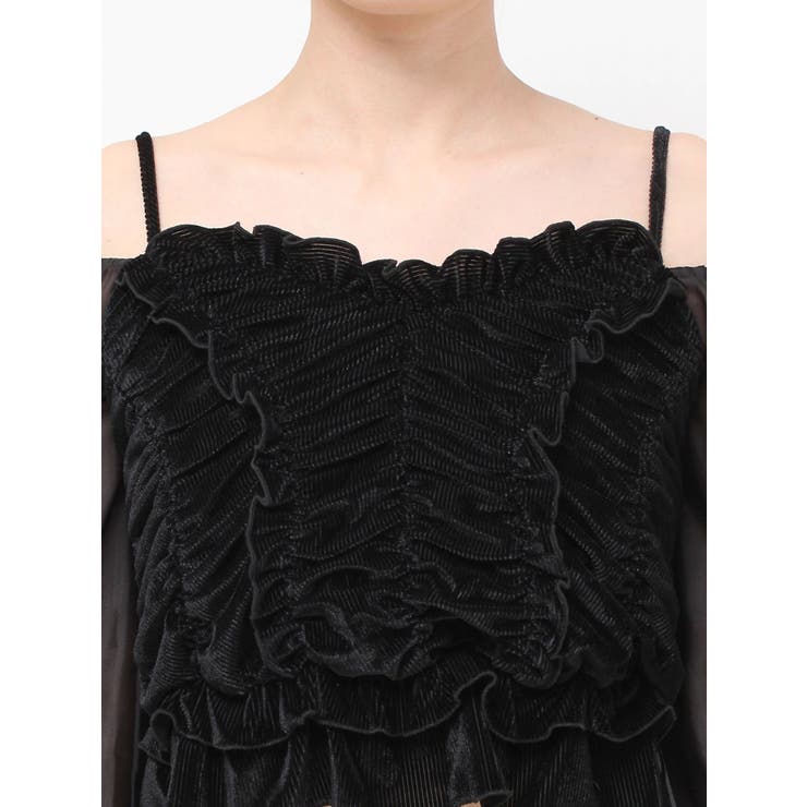 ギャザーベロアペプラムブラウス | RESEXXY | 詳細画像30 